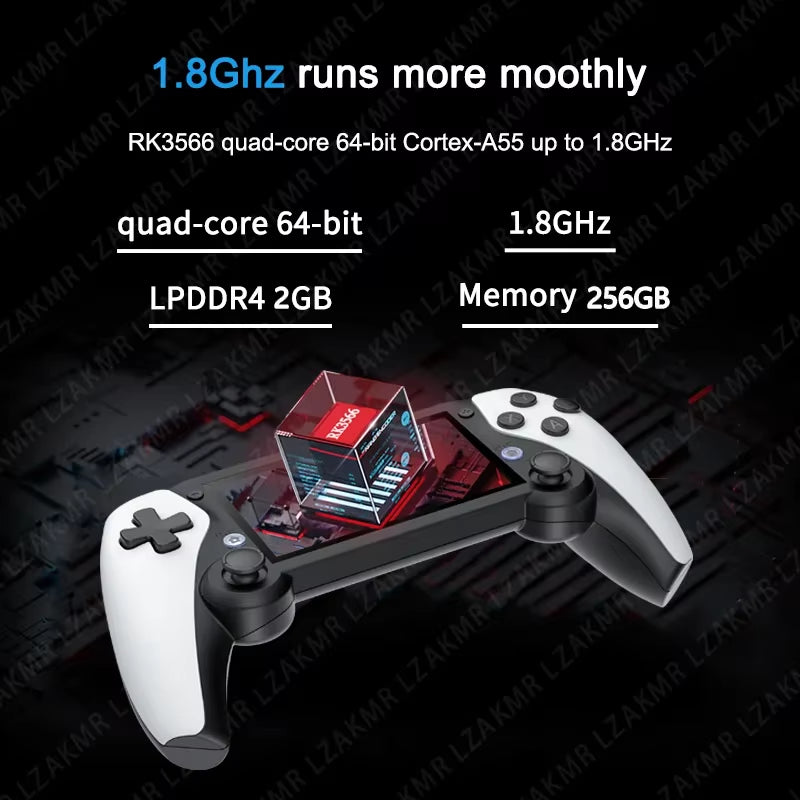 New M25 Handheld Game 4.3 HD Screen 256G 70000+ Games Dual Console Player Retro Portable Video Game for Psp Ps1 N64 Dreamcast