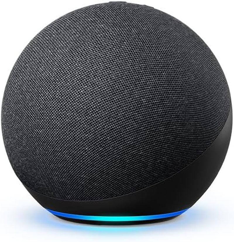 Echo (Newest Model), Alexa Speaker with Premium Sound, Ideal for Living Rooms, Kitchens and Large Bedrooms, Charcoal