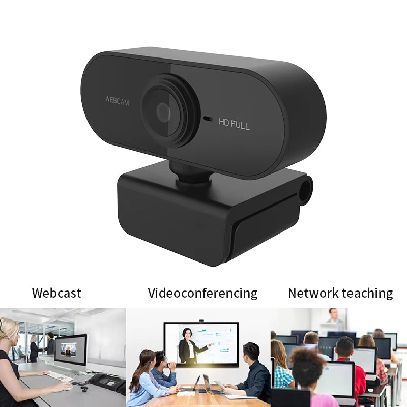 Online Course Webcam 1080P Camera Built-In Microphone High-Definition Camera Laptop Conference Camera without Driver USB Camera