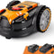 Ocumow™ Robot Lawn Mower Perimeter Wire Free Robotic for Small Yards up to 1000 Square Feet Optical Navigation Automa