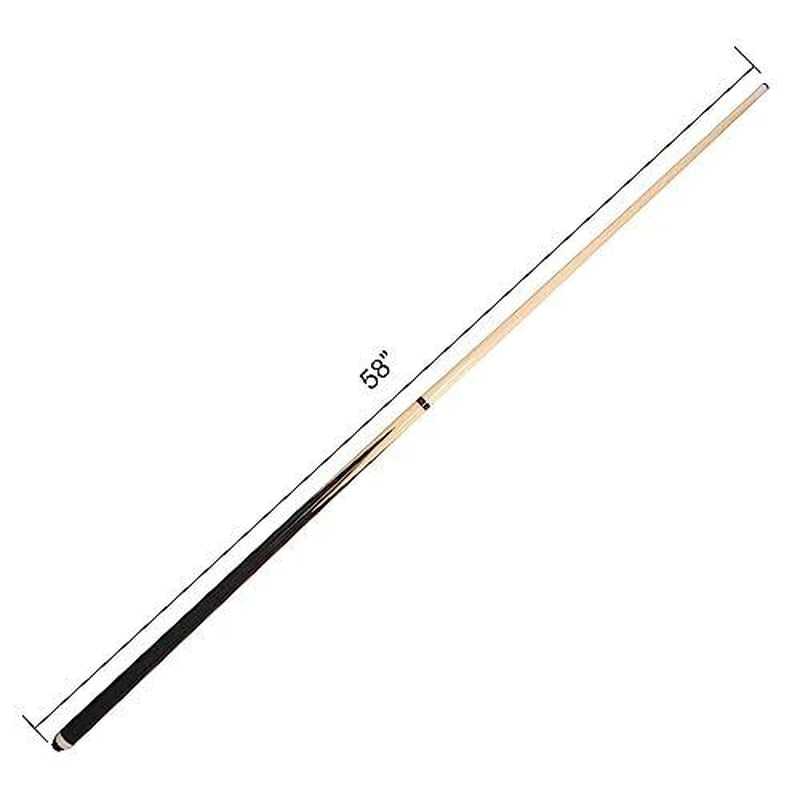 Pool Sticks 2-Piece 58 Inch Wooden Billiard Cue Hard Wood Pool Cues 58", 4 Pack