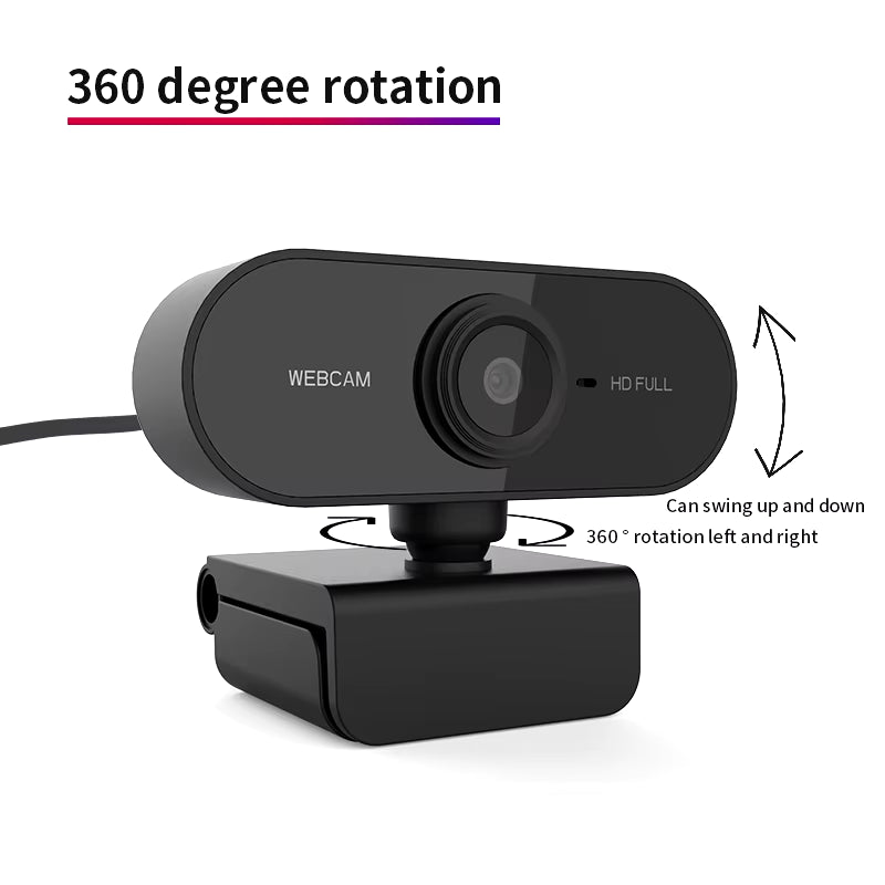 Online Course Webcam 1080P Camera Built-In Microphone High-Definition Camera Laptop Conference Camera without Driver USB Camera