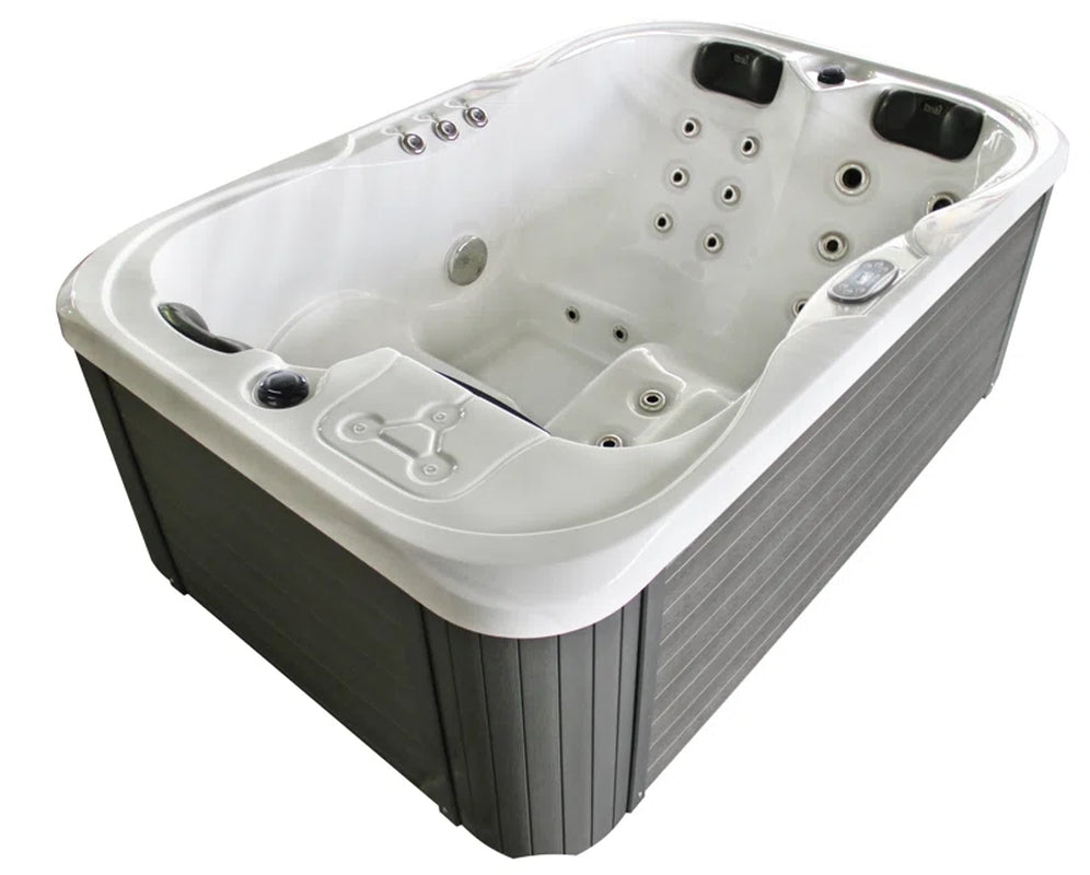 Brotherton 220 Volt 3 Person - Person 29 - Jet Acrylic Rectangle Hot Tub with Ozonator