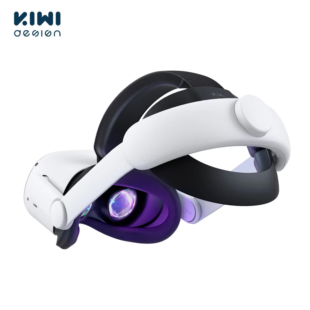 KIWI Design Comfort Adjustable Head Strap Compatible with Quest 2 Increase Supporting Improve Comfort-Virtual VR Accessories