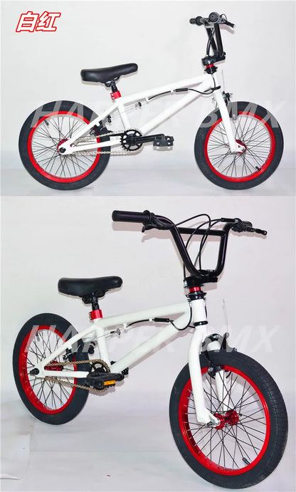 16Inch BMX Bike Colourful BMX Bikes Children'S Show Bikes Street Stunt BMX Bikes