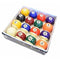 Pool Table Billiard Ball Set - Regulation Size 2-1/4" Full 16 Pool Standard