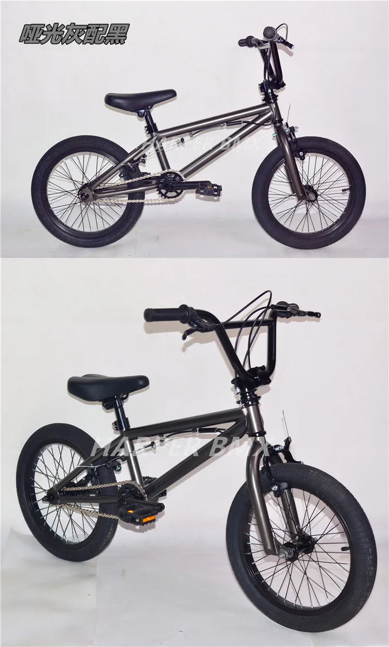 16Inch BMX Bike Colourful BMX Bikes Children'S Show Bikes Street Stunt BMX Bikes