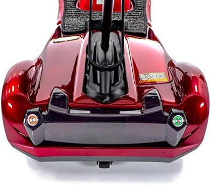 Transport AF+ - Automatic Folding Scooter with Remote Lithium Power Mobility (Burgundy Red)