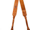 Tan Leather Camera Strap, Soft, Adjustable, Universal Compatibility, DSLR & SLR Camera (Suede, Metal), Canon, Nikon