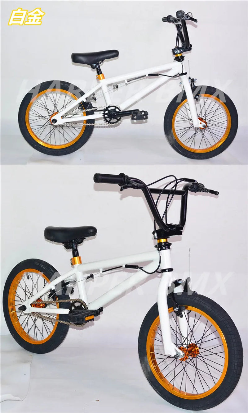 16Inch BMX Bike Colourful BMX Bikes Children'S Show Bikes Street Stunt BMX Bikes