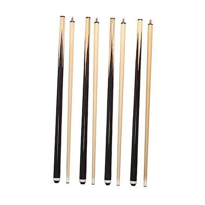 Pool Sticks 2-Piece 58 Inch Wooden Billiard Cue Hard Wood Pool Cues 58", 4 Pack