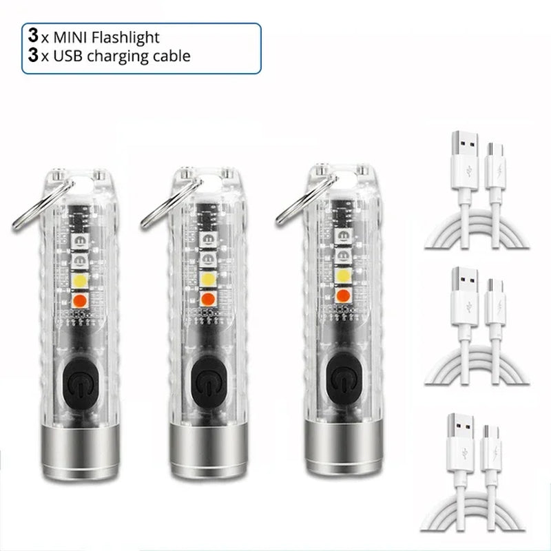 Magnet Multifunction Warning Camping Flashlight