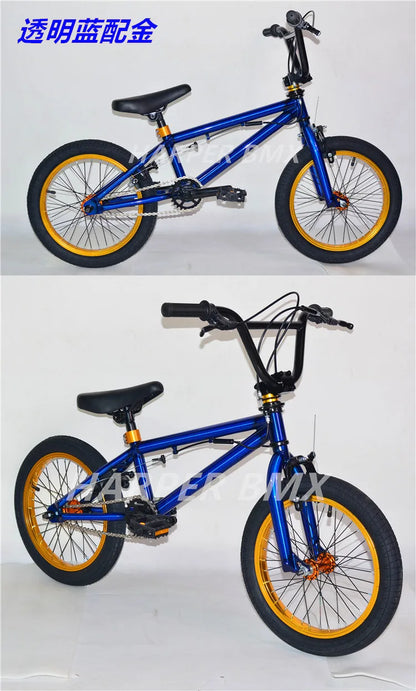 16Inch BMX Bike Colourful BMX Bikes Children'S Show Bikes Street Stunt BMX Bikes