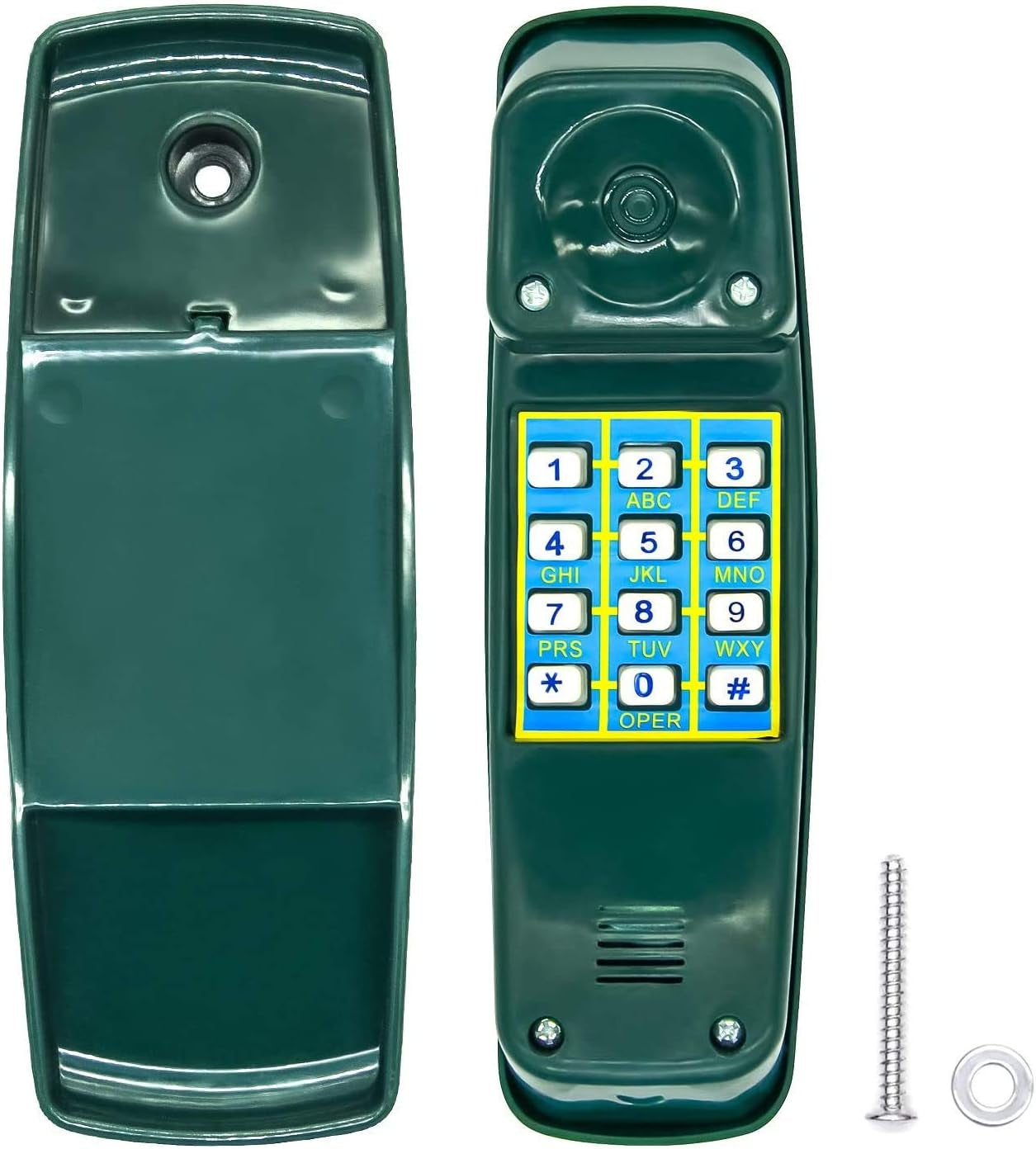 Toy Phone for Kids Swing Set Phone Pretend Phones and Learning Education Phone Plastic Telephone Creative Children Play Phone for Toddlers Baby Cell Phone Playhouse Phone (Green)