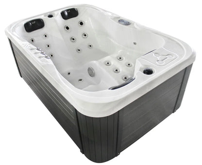 Brotherton 220 Volt 3 Person - Person 29 - Jet Acrylic Rectangle Hot Tub with Ozonator